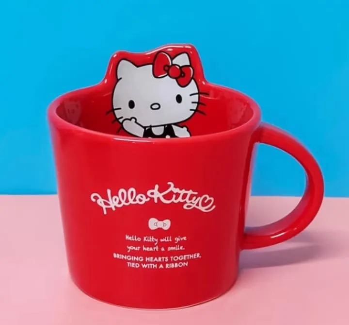 SKATER Tazza In Ceramica Mino Ware – Hello Kitty, 290 Ml