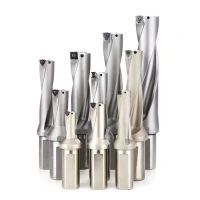 WC series drill bit Metal drill bit 13mm-50mm depth 2D 3D 4D indexable U drill bit Machinery lathe CNC high quality