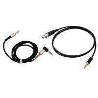 1 Pcs 3.5mm Jack Elbow Headphone Car Aux Audio Extension Cable &amp; 1 Pcs 3.5mm Jack to 3Pin Mini XLR Female 0.3M