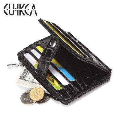 （Layor wallet）กระเป๋าสตางค์ CUIKCA กระเป๋าใส่บัตรดีไซน์เรียบง่ายที่ใส่บัตรประชาชนกระเป๋าเงินใส่บัตรกระเป๋าสตางค์หนังสำหรับผู้ชายคลาสสิก