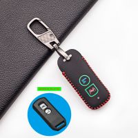 ✈❅✤ Luminous Leather Key Shell Case Cover for Honda PCX 150 Hybrid X-ADV SH125 Scoopy SH300 Forza 125 Motor Scooter 2 Button