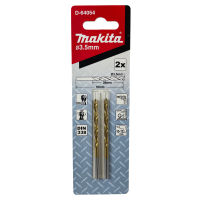 MAKITA รหัส D-64054 ดอกเจาะเหล็ก HSS-TiN Metal Drill Bit Economy 3.5X70(39)(2ดอก/ขุด)