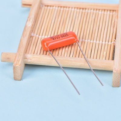 1 Piece Orange Tone Cap Electric Guitar Single Coil Pickup Acoustic Capacitor 0.047uf 473J Guitar Bass Accessories