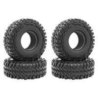 1.9inch Outer Diameter 114 mm 1.9 Black Rubber Tires Fits 1.9 Wheel Rim for 1/10 RC Crawler Car Tamiya Scx10 D110 D90