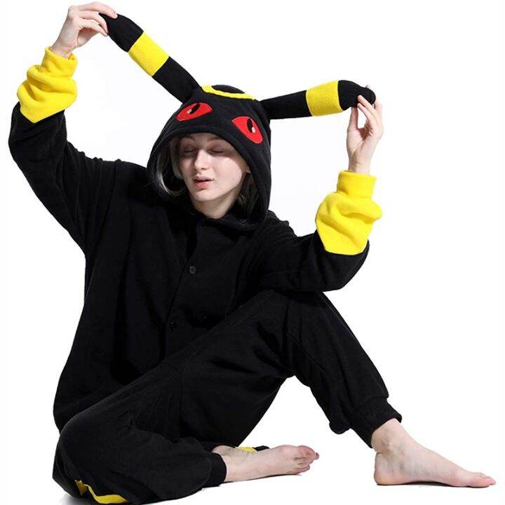 aeozad-แม่และเด็ก-pok-mon-umbreon-cosplay-fato-pijama-kigurumi-onesie-corpo-inteiro-anime-pijamas-halloween-natal-1-ชิ้น