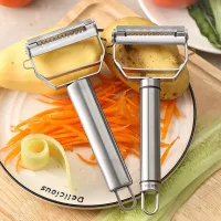 Peeler Vegetable Cutter Multi-function Slicer Grater 304Stainless Steel Fruit Potato Cucumber Sharp Not Rust Kitchen Accessories Graters  Peelers Slic