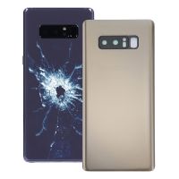 สำหรับ Galaxy Note 8ฝาหลังพร้อม Tutup Lensa Kamera (ทอง)(Xiangstore)