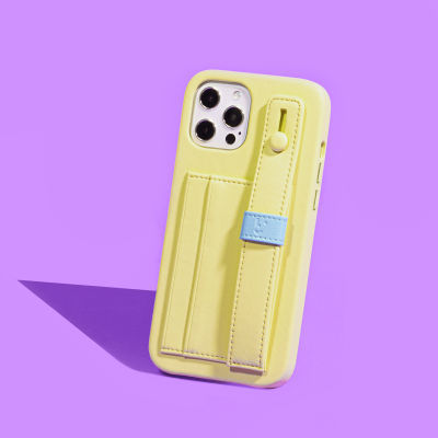 thelocalcollective Hand Strap case in Lemon