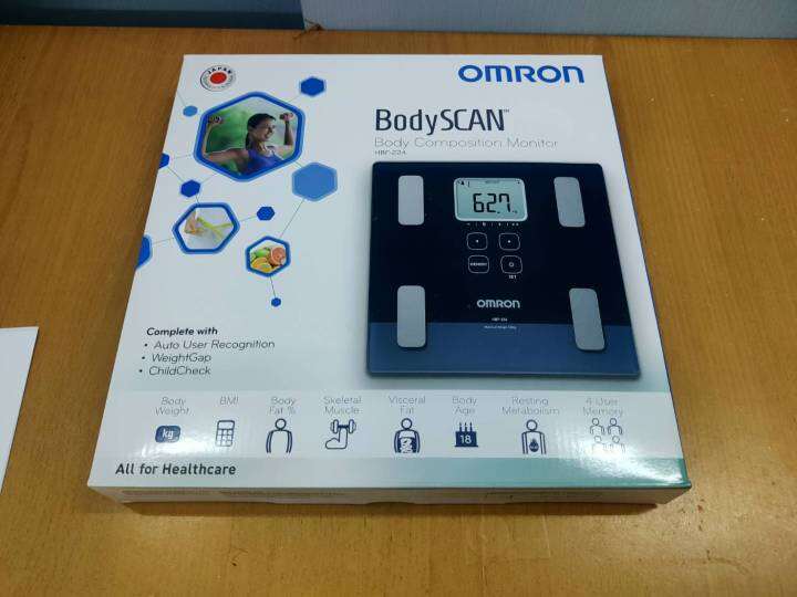 ออกใบกำกับภาษี-เครื่องชั่งน้ำหนักวิเคราะห์ไขมัน-omron-hbf-224-เครื่องชั่งน้ำหนัก-digital-ค่า-bmi-เครื่องชั่ง-ตาชั่ง-ออมรอน