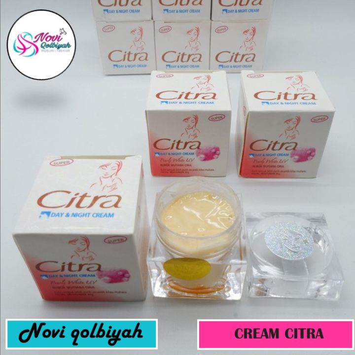 Cream Citra Super Siang Malam Original Cream Pemutih Wajah Citra Super