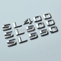 2015 Sharp Chrome Letters SL400 SL500 SL550 Top ABS Emblem for Mercedes Benz R129 R230 R231 Car Trunk Nameplate Logo Sticker