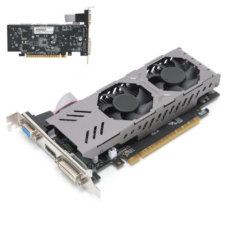 การ์ดจอ4g-128bit-ddr5-pci-express-3-0คอมพิวเตอร์อุปกรณ์โต๊ะทำงานgtx750