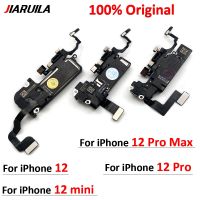 หูฟังหูฟังต้นฉบับที่ผ่านการทดสอบ 100% สําหรับ iPhone 12 Pro Max 12 mini Proximity Light Sensor หูฟัง ลําโพง Flex Assembly