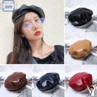 SADIE Women Fashion Graceful Casual PU Leather Personality Octagonal Cap Gatsby Hats Artist Painter Beret Hats