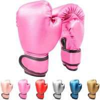 2023❈☄✟ Plain Training Children Beginner Kids Boxing Gloves PU Leather Kickboxing Punching Bag