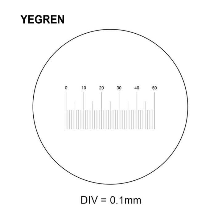 Eyepiece Micrometer for Biological Microscope Ocular Graticule ...