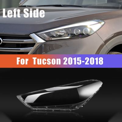 Left Front Headlight Cover Transparent Lens Glass Lampshade Shell for Hyundai Tucson 2015-2018 Car Head Light Cover Parts