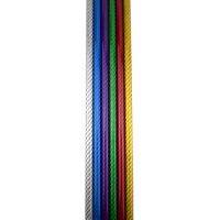 ‘；。】’ 2PCS 3K Colored Carbon Fiber Round Tube 500MM Glossy Sur Colorful Red Blue Green Yellow Purple Silver Dia  6Mm To 30Mm DIY