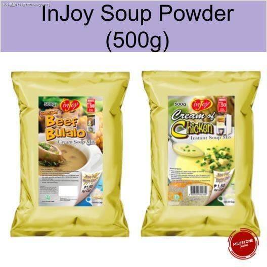 COD InJoy Soup Powder Mix 500g. Beef Bulalo. Cream of Chicken Lazada PH