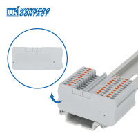 100Pcs D-PT1.5-TW End สำหรับ PT 1.5-TW 1.5Mm Twin 3 Wire Connector Barrier Din Rail Terminal Block อุปกรณ์เสริม End Cover