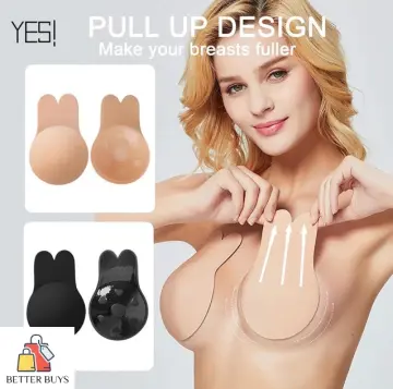 2pcs Nippleless Bras Diy Making Effective Breast Lifting Washable