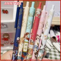 ANNTYE1 ของขวัญ กด เติมสีสัน เครื่องเขียน อุปกรณ์สำนักงานการเรียนรู้ ปากกาเจล ปากกาโรลเลอร์บอล ปากกาลูกลื่น หมี