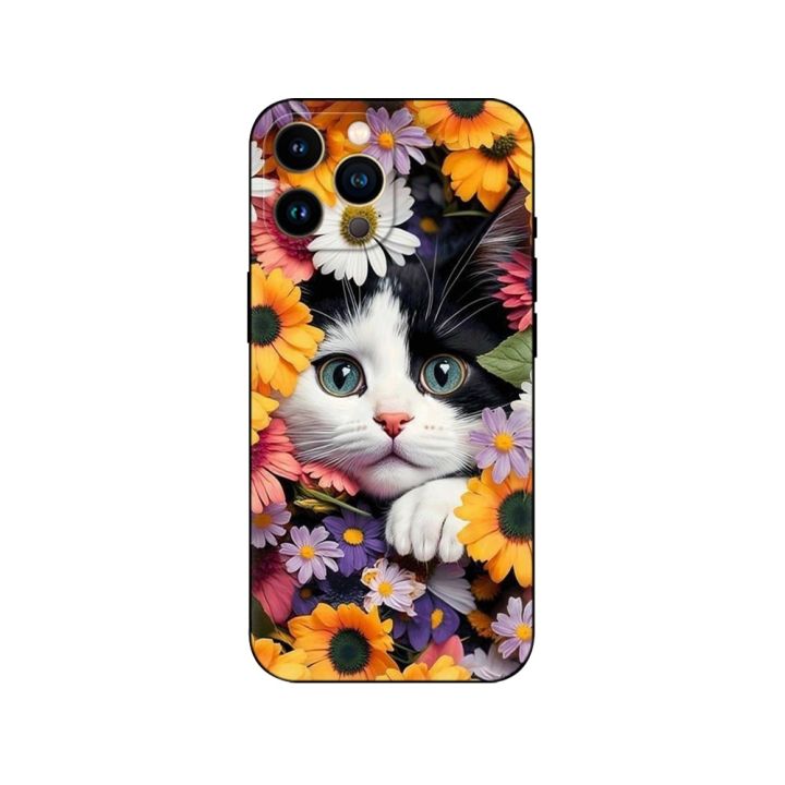 cute-animal-case-for-realme-x50-x3-superzoom-3-5g-black-tpu-back-phone-cover-soft
