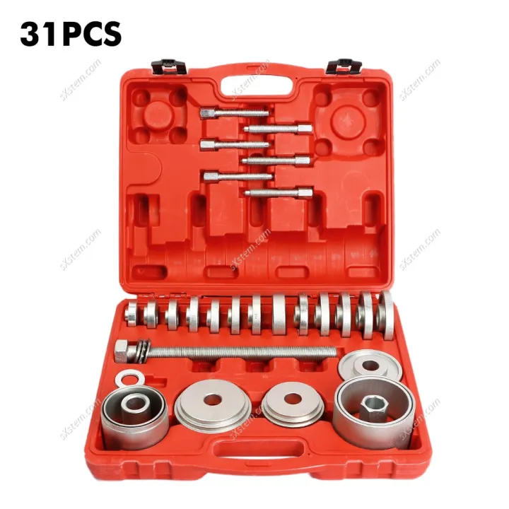 31Pc Wheel Drive Bearing Removal Installation Tool Kit Set For Front