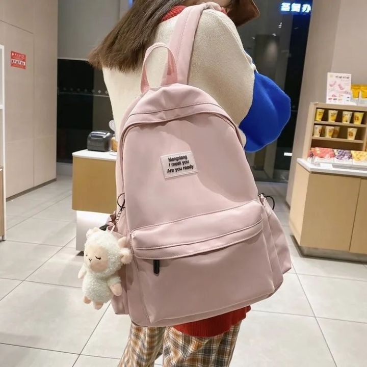 J and A L7088 Casual Female Backpack Kawaii Women Backpack Nylon ...