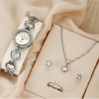 【YF】✿❐◐  New Womens Small Disc Luxury Watch Jewelry Three Piece Set