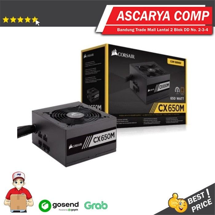 CORSAIR CX-M CX650M 650 W Power Supply 