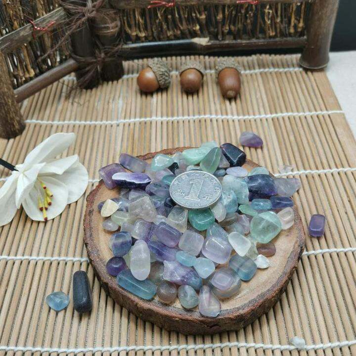 กรวดธรรมชาติคุณภาพ-fluorite-fluorite-คริสตัลหิน-purify-degaussing-หิน-rubble-aquarium-adorned-energy