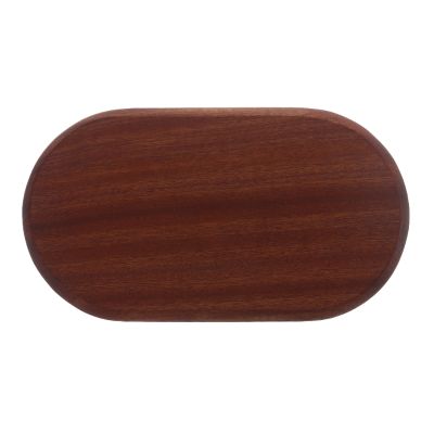 Mini Serving Trays Oval Wood Natural Dessert Cup Plate Small Wooden Cheese Plates for Jewellery Key Coin Tableware Decor