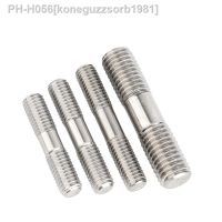 10Pcs Stainless Steel Double End Thread Rod Stud M2 M2.5 M3 M4 M5 M6