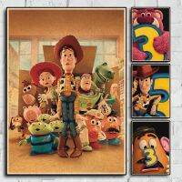 โปสเตอร์กระดาษคราฟท์ ลายภาพยนตร์แอนิเมชั่น Toy Story 3 3D สําหรับตกแต่งบ้าน 2010