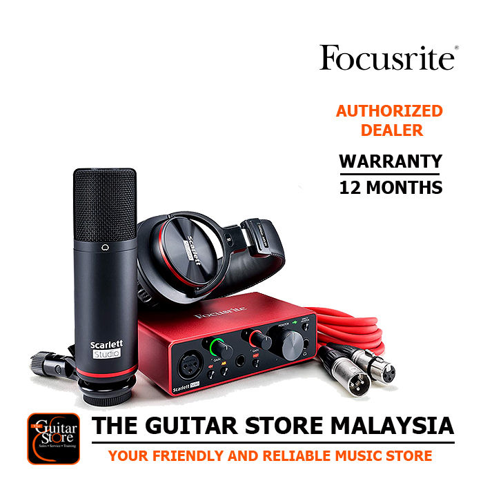 Focusrite Scarlett Solo Studio Pack Audio Interface Full Set (3rd