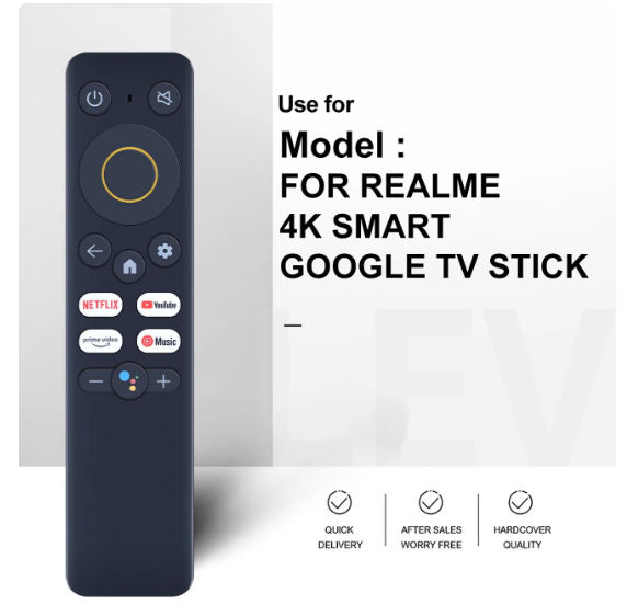 New Audio Remote Control cd20 realme TV Stick 4K Smart Google TV Stick