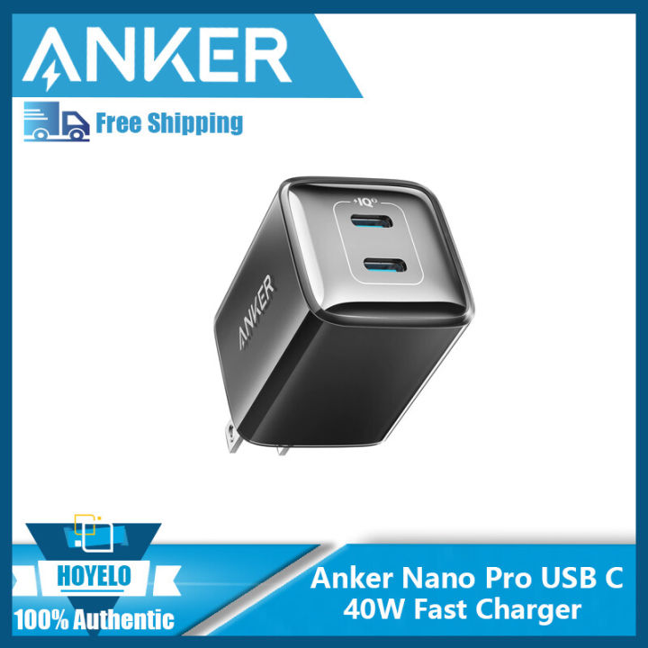 Anker USB C Charger 40W, 521 Charger (Nano Pro), PIQ  Durable Compact Fast  Charger, Anker Nano Pro for iPhone 13/13 Mini/13 Pro/13 Pro Max/12, Galaxy,  Pixel 4/3, iPad/iPad mini 