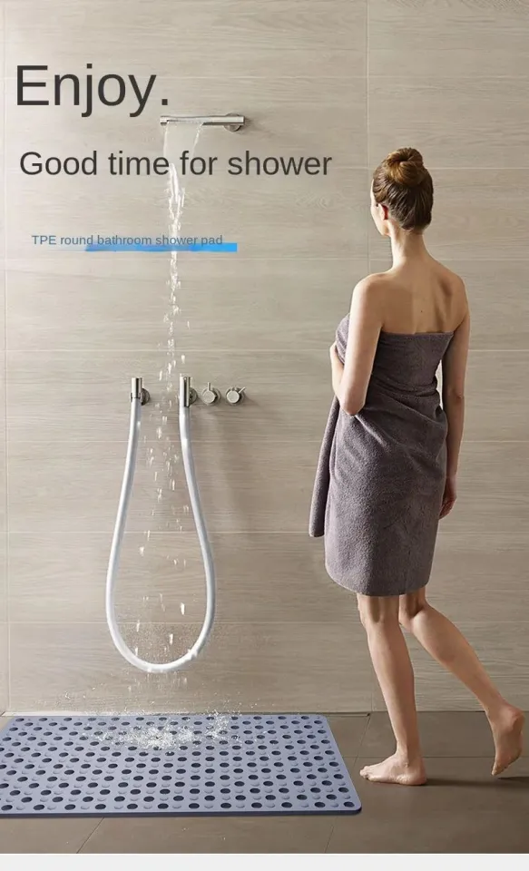 Waterproof Non-slip Shower Bathroom Mat Non-Toxic Tasteless TPE