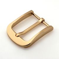 1pcs 40mm Metal Plating Belt Buckles Golden Single Pin End Bar Buckles Fit for 37mm-39mm Belt Leather Craft Jeans Parts