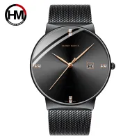 Men Watch Stainless Steel Classical Business Waterproof Top Brand luxury Quartz Movement Wristwatches Calendar relogio masculino