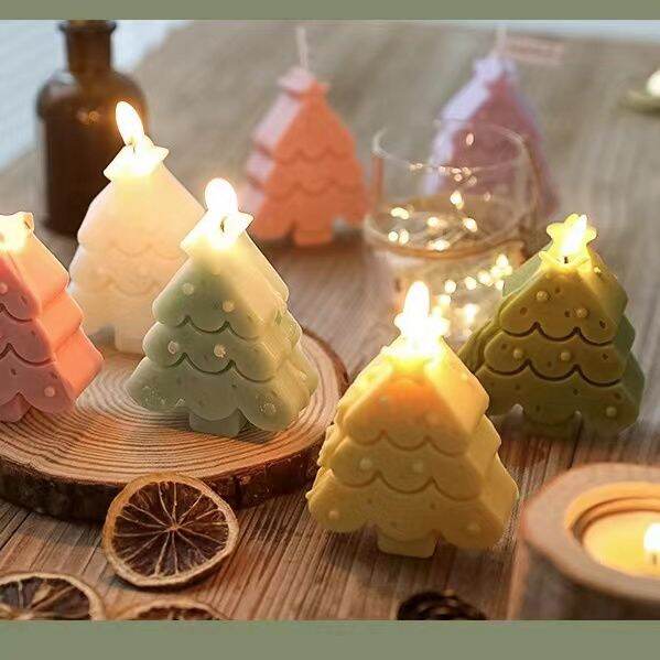 o-urhome-พร้อมส่ง-เทียนต้นคริสต์มาส-christmas-tree-candleเทียนหอม-ของขวัญเล็ก-ๆ-ที่สร้างสรรค์-ของตกแต่งบ้านแฮนด์เมด-อุปกรณ์ประกอบฉากภาพ-เทียนbirthday