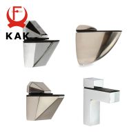 KAK Zinc Alloy Adjustable Glass Clamps Glass Plated Brackets Chrome Alloy Shelf Holder Support Clamp Holder For Glass Shelves