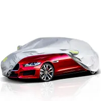 Car Cover Outdoor Sedan Cover Waterproof Windproof All Weather Scratch Resistant Outdoor Uv Protection with Buckle Sedan Fits Up To 470 x 178 x 152cm