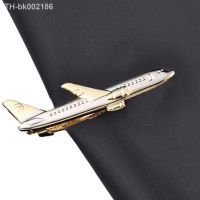 ✈ Airplane Shape Men Tie Clip Pilot Business Men Necktie Clip High Quality Cufflinks Tie Clasp Men Suits Wedding Gift