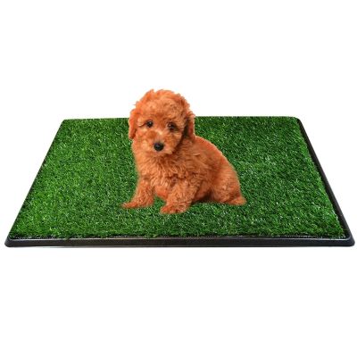 แผ่นขับถ่ายสำหรับสัตว์เลี้ยงหญ้าเทียมโถส้วมห้องน้ำฉี่สุนัขพร้อมหญ้าเหมือนจริง,สุนัขพร้อมหญ้าเหมือนจริงสำหรับสุนัข