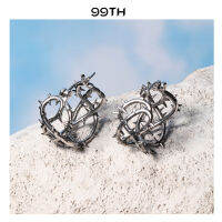 99th Jesus crown of thorns silver earrings ต่างหูมงกุฏหนามตัวเรือนเงิน