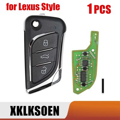 For Xhorse XKLKS0EN Universal Wire Remote Key Fob 3 Button for Lexus Style for VVDI Key Tool