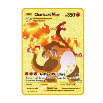 10000PS Arceus Vmax Pokemon Cards Metal Spanish Cards Pikachu Charizard  Vstar Golden Limited Kids Gift Game Collection Cards