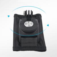 ▪☇┅ 360 Degree Rotary Backpack Clip Mount for GoPro Hero 9 8 7 Black Xiaomi Yi 4K Sjcam Eken Insta360 Shoulder Belt Accessory